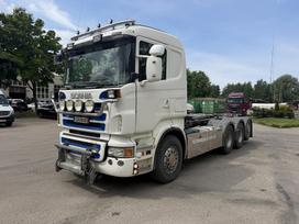 Scania R500, savivarčiai su kabliu