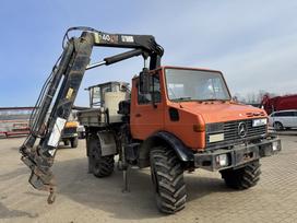 Mercedes-Benz UNIMOG U1750 + HIAB 140 AW, с краном