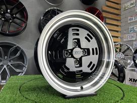 Autowheels AME A3C JDM E30 Audi VW Black, lengvojo lydinio, R15