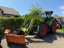 Claas Arion 440 su Claas FL120c fr., тракторы