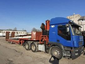 Iveco STRALIS 430 + PALFINGER PK32080 + KING GTS44/3, ar krānu