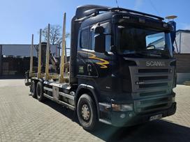 Scania R480LA, medienvežiai (miškavežiai)