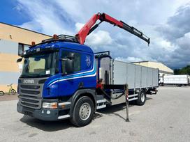 Scania P320, ar krānu