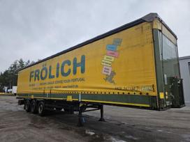 Schmitz LIFT AXLE, dropside with tarpaulin
