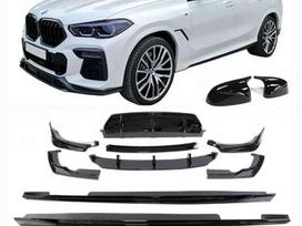 BMW X6 dalimis. G06 m performance lupos difuzoriai poslenksciai groto
