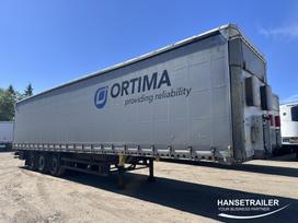 Schmitz SCS 24 Lifting Roof TUV TIR, curtain / tarpaulin