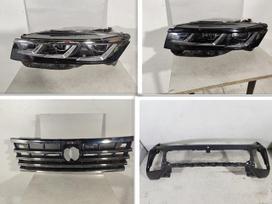 Volkswagen Touareg, 760853651 760853696 761941081C 761941081D  , bamperi, gaismas, radiatora režģis