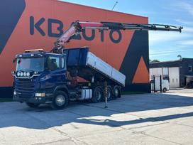 Scania G 480 8x4*4, dumpers with crane