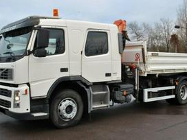 Volvo FM380, pašizgāzēji ar krānu