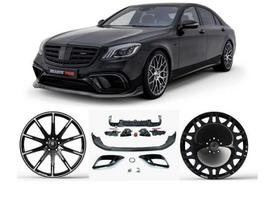 Mercedes-Benz S klasė for parts. Brabus s63 w222 facelift komplektas auksciausios koky