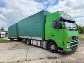 Volvo Fh 480 XL + pricep Krone, užuolaidiniai