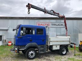 MAN TGM 13.240, 4x4 + CRANE, su kranu