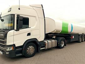 Scania G450 ADR + tank trailer, single sleeper