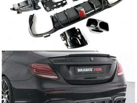 Mercedes-Benz E klasė dalimis. Brabus e63 w213 modelio išmetimo komplektai juodi arba