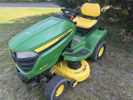 John Deere X350, садовые тракторы