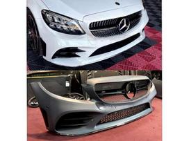 Mercedes-Benz C klasė for parts. C43 2019 2020 bamperio ir difuzoriaus komplektas t