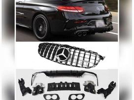 Mercedes-Benz C klasė dalimis. C43 amg 2019 2020 modelio išmetimo komplektas komple