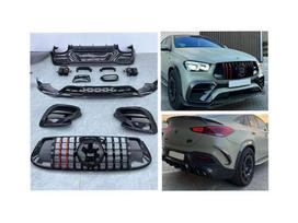 Mercedes-Benz GLE Coupe klasė for parts. Brabus look carbon gle63 apdailos komplektai medziaga