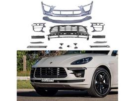 Porsche Macan dalimis. Macan facelift turbo 2019 2023 priekinis bamperis su vis