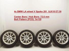 BMW LA wheel V Spoke 281, легкосплавные , R18