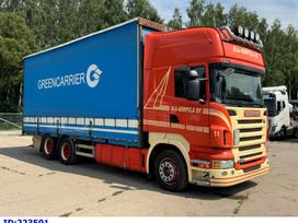 Scania R480 6x2 - 10 tyre - Retarder- 3 pedal, curtain / tarpaulin trucks
