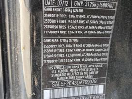 Land Rover Range Rover, 5.0 l., visureigis /