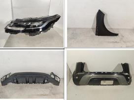 Land Rover Evoque, K8D217D781AAW M8D213W030BA   K8D217F775B, bumpers, fenders, lights