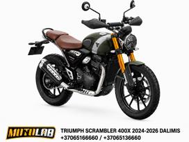 Triumph Scrambler 400 X, street / classic
