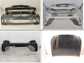 BMW 1 serija, 51118070928  51128070949   21163611, крышка багажника/капот, бамперы (буфера), радиаторная решётка