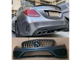 Mercedes-Benz C klasė по частям. Mb w205 amg paketo bamperis groteles pasirinktinai di
