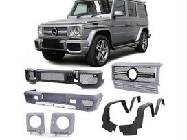 Mercedes-Benz G klasė по частям. G63 brabus amg priekinio bamperio ir galinio bamperio