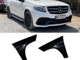 Mercedes-Benz GLS klasė по частям. Gls gl x16 sparnai ir amg paketo arkos pp auksciausio