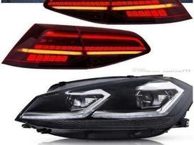 Volkswagen Golf по частям. Golf 7 ir 7 5 lining led tipo priekiniai ir galiniai z