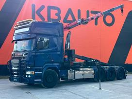 Scania R580 8x4*4, crane trucks