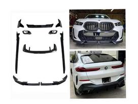 BMW X6 dalimis. G06 lci m performance spliteriu komplektas lupos di