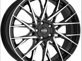 Dotz Fuji dark Black/polished, light alloy, R18