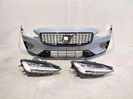 Volvo V60 R design bamperis mid led ir full led dešinės pusės žibintai