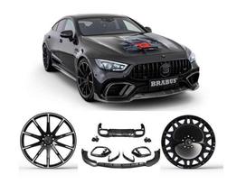 Mercedes-Benz AMG GT klasė for parts. Brabus look carbon gt63 apdailos komplektai medziaga