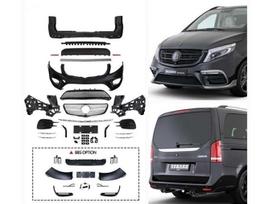 Mercedes-Benz V klasė по частям. Brabus look isvaizdos w447 priekinio bamperio galinio