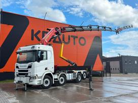 Scania R 580 8x2*6, su kranu