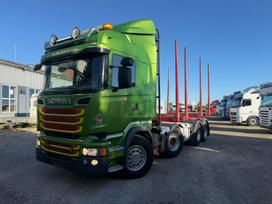Scania R730 8X4 Full Steel, medienvežiai (miškavežiai)
