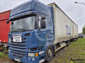 Scania R 410, dropside with curtains