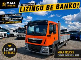 MAN TGL 8.220 8.8T Bortinis + miegama vieta, платформы