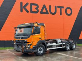 Volvo FMX 410 6x4, самосвалы с прицепoм