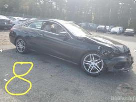 Mercedes-benz E400 dalimis. Automobilis jau