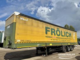 Schmitz SCS 24/L Lift axle TIR, бортовые с пологами