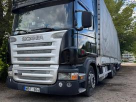 Scania R470, bortiniai su tentu