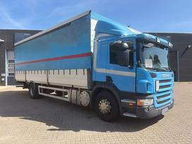 Scania P230, dropside with curtains