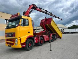 Volvo FH500 8X2*6 + CRANE HIAB + LIFT HIAB + VEB + FULL AIR, crane trucks