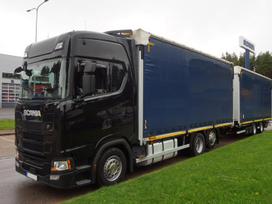 Scania S450 RETARDER, бортовые с шторами